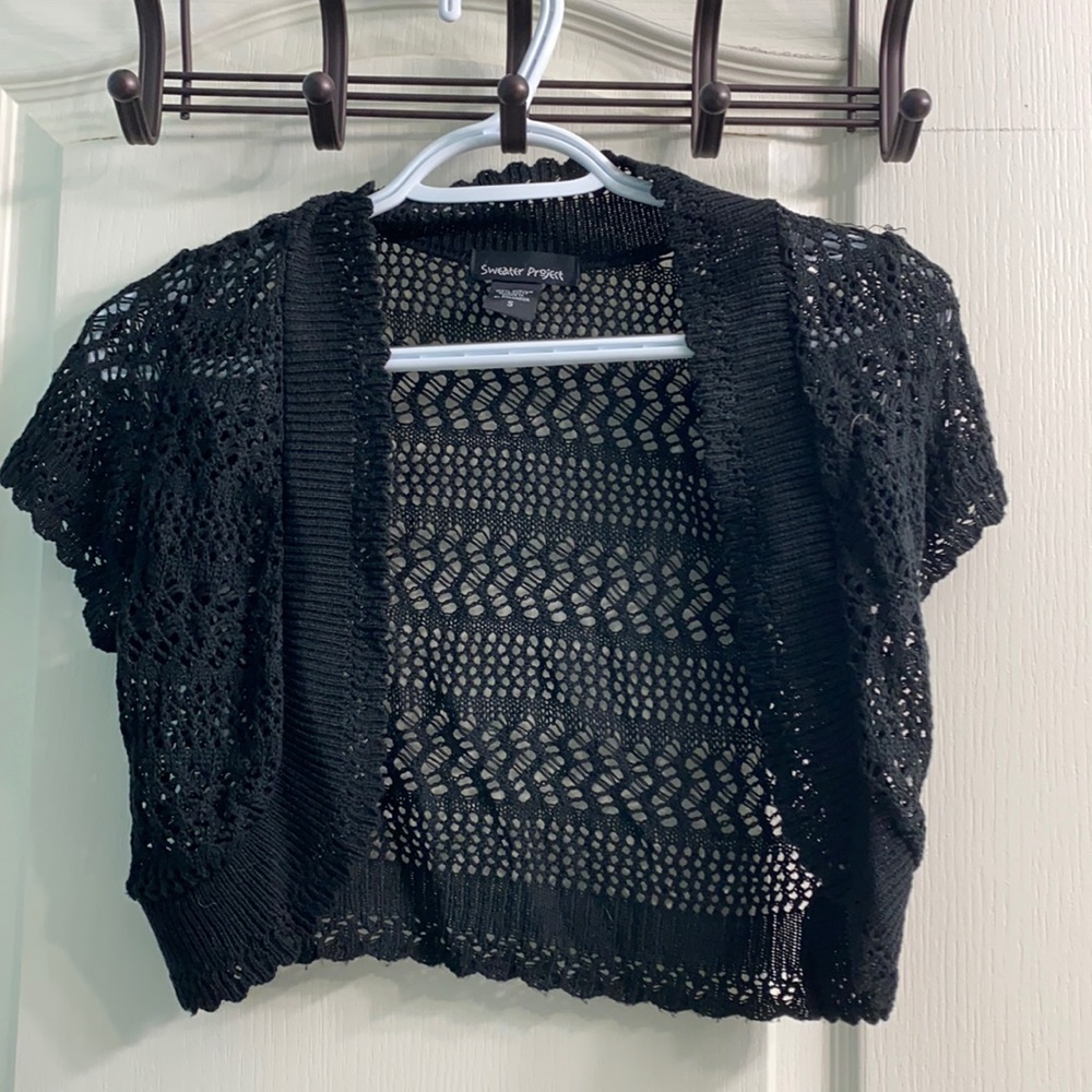 Black summery sweater/coverup